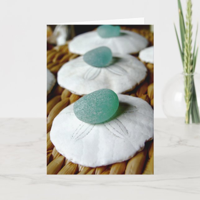 Cartão On The Sand Greeting Card (Frente)