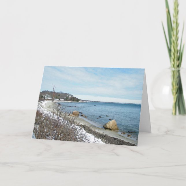 Cartão On the Way to Nobska Point Note Card (Frente)