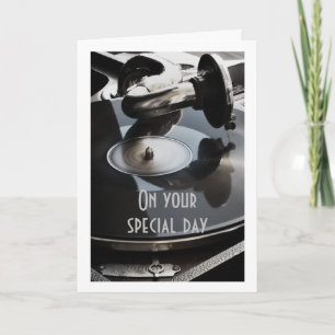 CARTÃO ON YOUR **SPECIAL DAY** BIRTHDAY FILLED WITH MUSIC