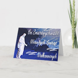 Cartão On Zmartwywstał! - Wielkanocna kartka z pozdrowien