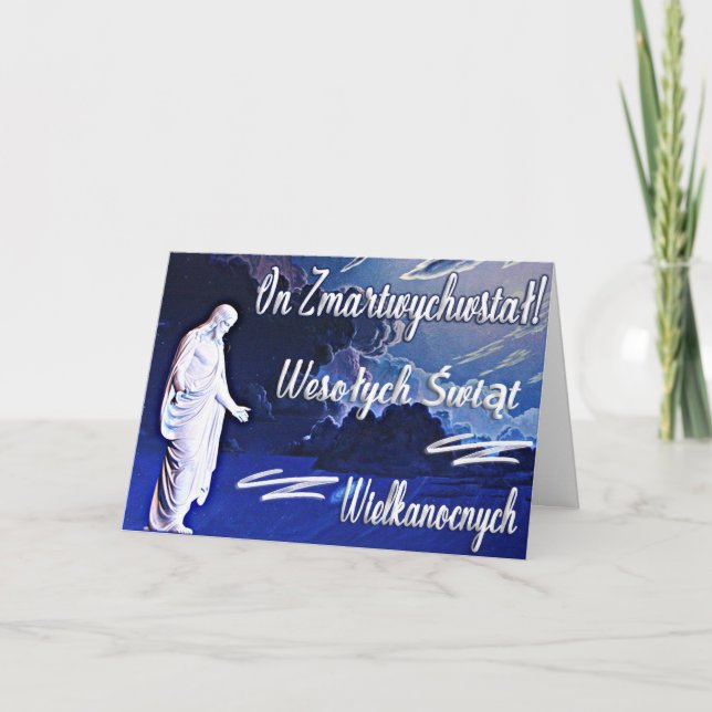 Cartão On Zmartwywstał! - Wielkanocna kartka z pozdrowien (Frente)