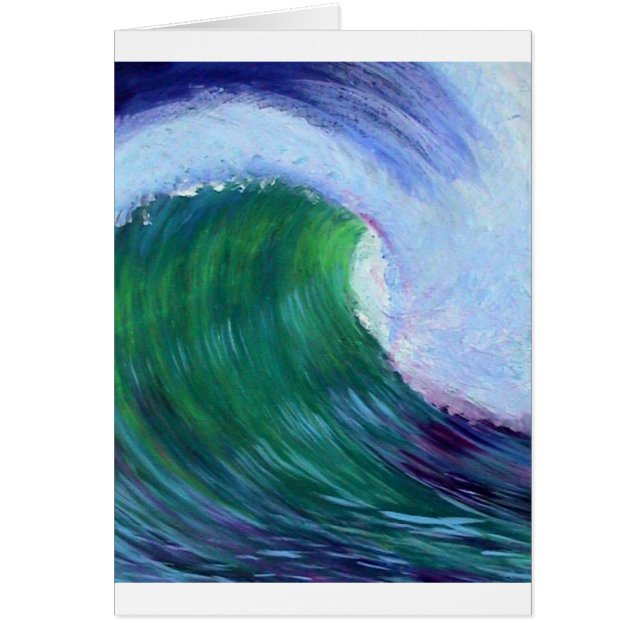 Cartão Onda grande (Frente)