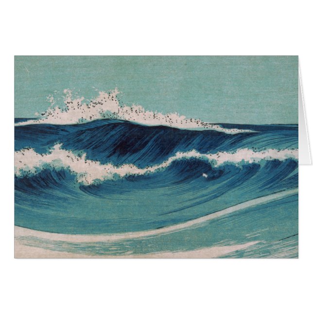 Cartão Ondas de oceano - Uehara Konen (Frente Horizontal)