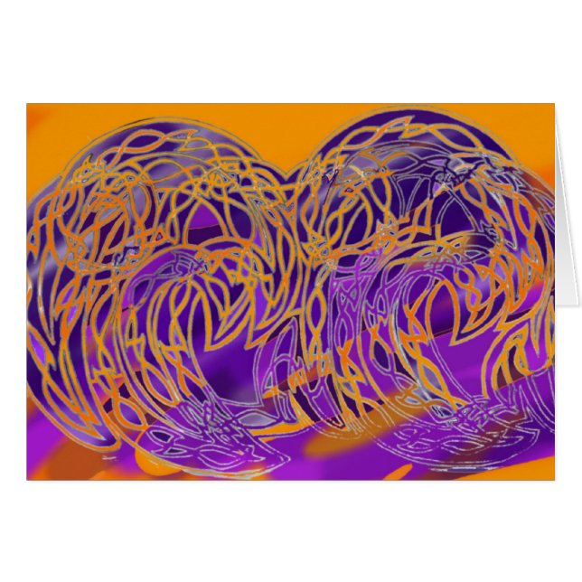 Cartão Ondas de Psychadelic (Frente Horizontal)