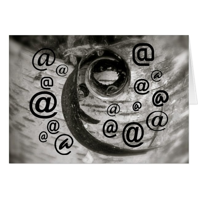 Cartão Onde é "AT" (Frente Horizontal)