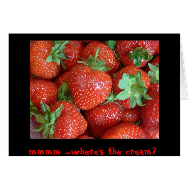 Cartão Onde está o creme? (Frente Horizontal)