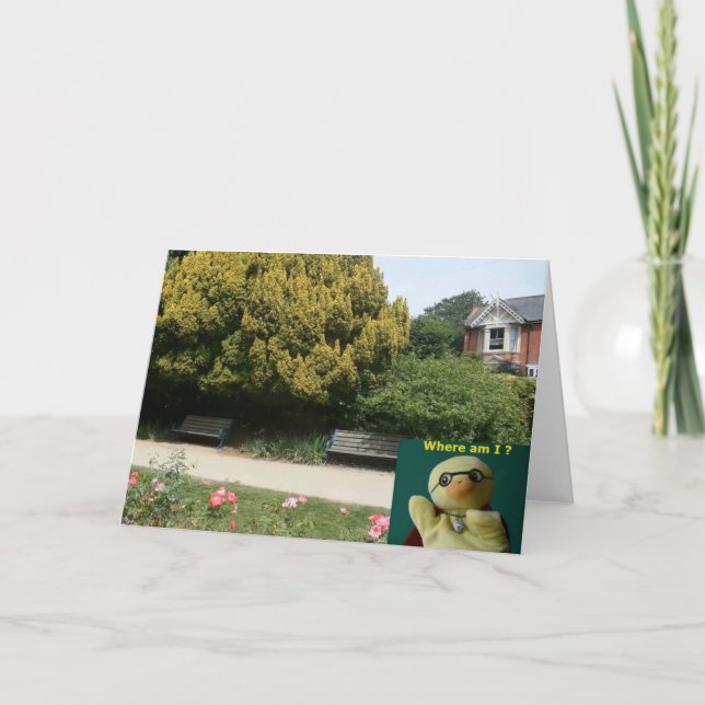 Cartão Onde estou? Placa #4a (Frente)