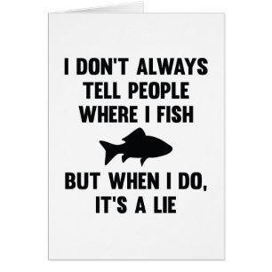 Cartão Onde eu pesco