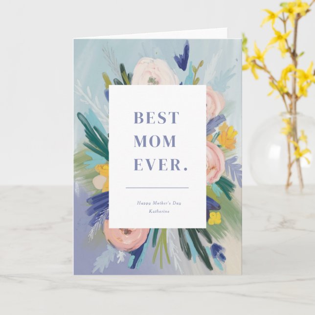 Cartão Onde o amor cresce Dia de as mães (Flor Amarela)