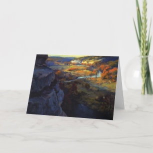 Cartão Onderdonk - Banheiras no rio Guadalupe