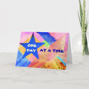 Cartão One Day at a Time "Blue Star" card