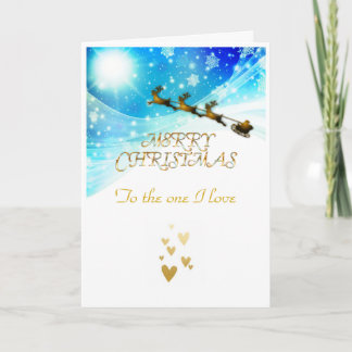 Cartão One I love Christmas card