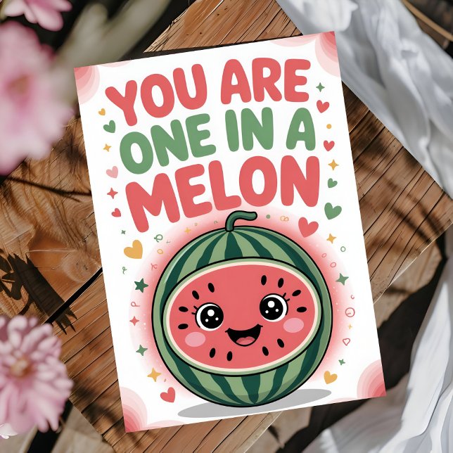 Cartão One in a Melon Birthday Card (Criador carregado)