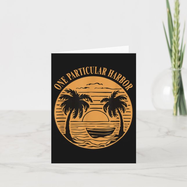 Cartão One Particular Harbor  (Frente)