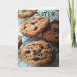 CARTÃO ONE SMART COOKIE SISTER-BIRTHDAY<br><div class="desc">I think this cookie-card is FUN and so ADORABLE of a way to say HAPPY BIRTHDAY TO YOUR SIS,  and,  if she's a baker = even better :)</div>
