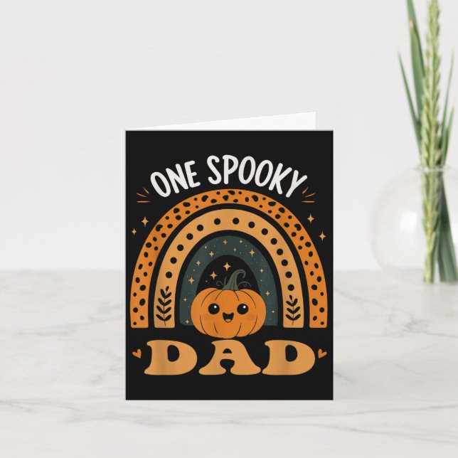 Cartão One Soky Dad Dad Matching Family Halloween Costume (Frente)