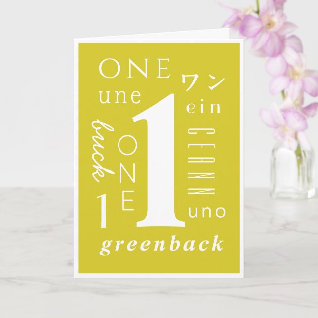 Cartão One Year Sober (Orquídea)