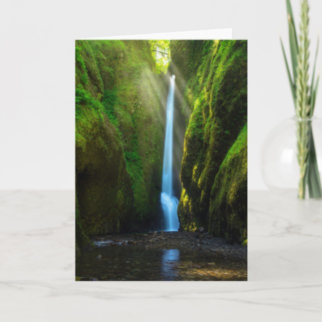 Cartão Oneonta Falls (Frente)