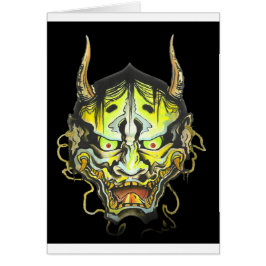 Cartão Oni Devil Design