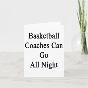 Cartão Ônibus De Basquete Podem Ir A Noite Toda