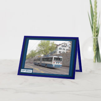 Cartão Ônibus do trolley Lucerne