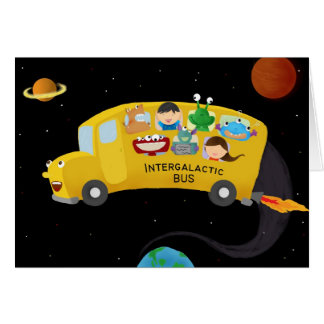 Cartão ônibus intergalactic