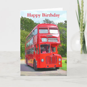 CARTÃO ÔNIBUS VERMELHO BRITÂNICO