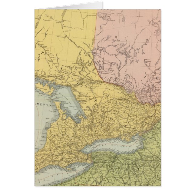 Cartão Ontário, Quebec (Frente)