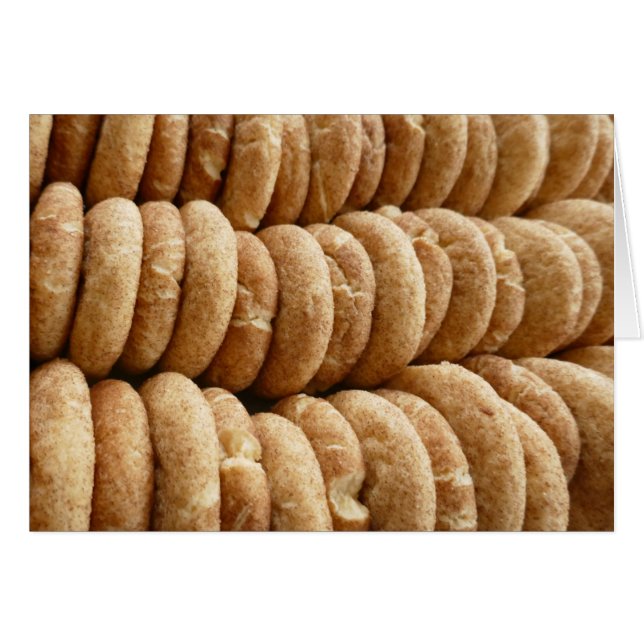 Cartão Oodles de Snickerdoodles (Frente horizontal)