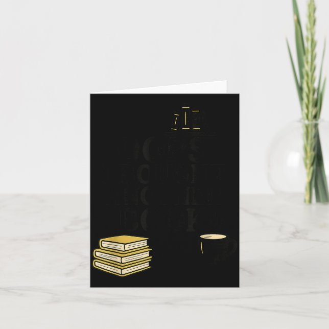 Cartão Oops I Bought Another Book, Funny Book Lover  (Frente)