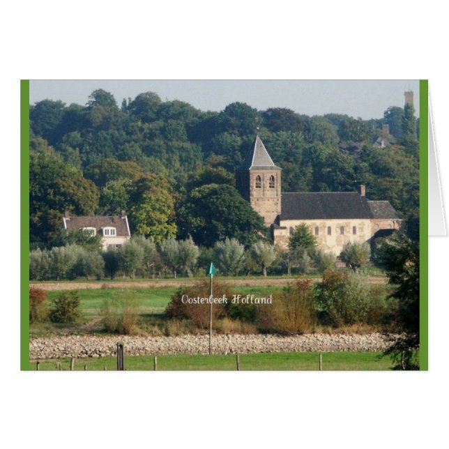 Cartão Oosterbeek Países Baixos (Frente horizontal)