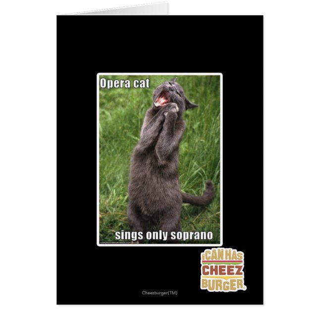 Cartão Ópera Cat (Frente)