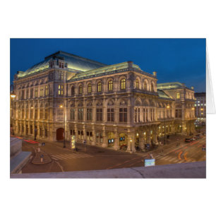 Cartão Ópera do estado de Viena, Áustria