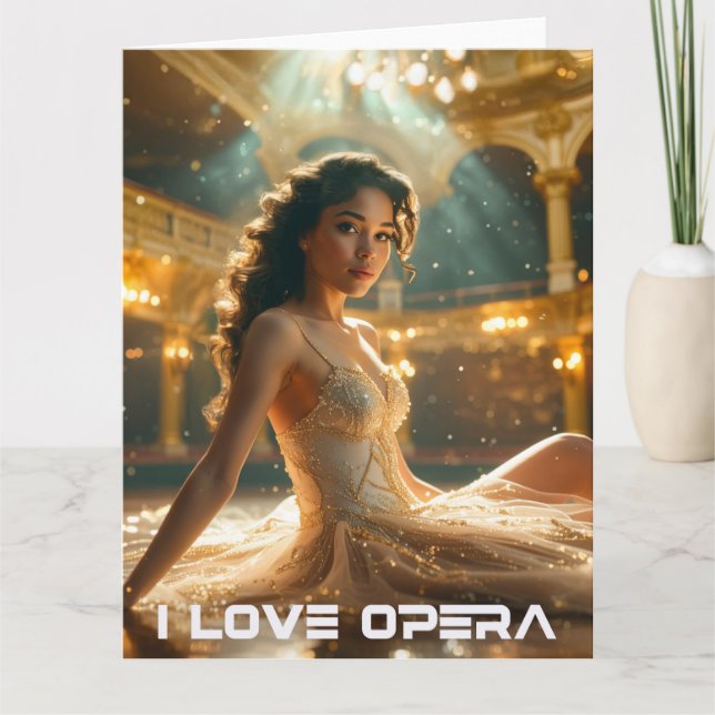 CARTÃO ÓPERA - EU AMO ÓPERA (Frente)