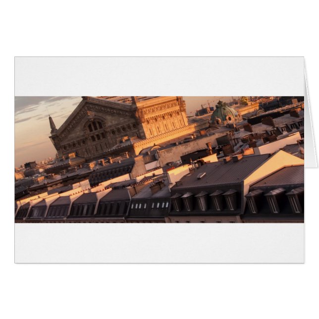 Cartão Ópera Garnier, Paris, França (Frente Horizontal)