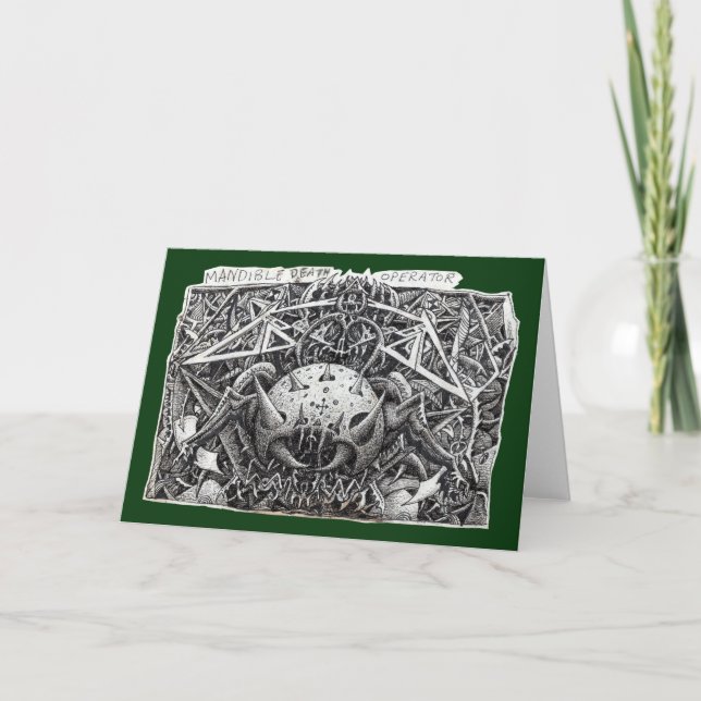 Cartão Operador da Morte Mandíbula (Frente)