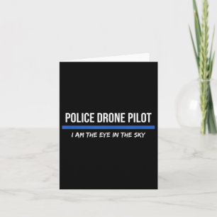 Cartão Operador Piloto de Drone Policial
