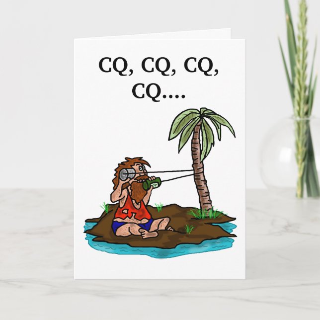 Cartão Operador Remoto da Placa de Aniversário de Rádio H (Frente)