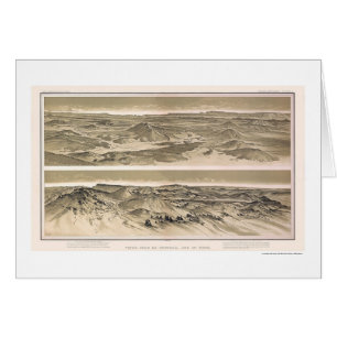 Cartão Opinião 1882 do Grand Canyon do Mt. Emma e do Mt.
