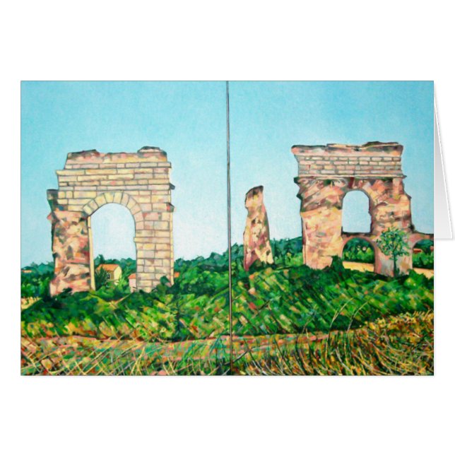Cartão Opinião do parque do aqueduto (Frente Horizontal)