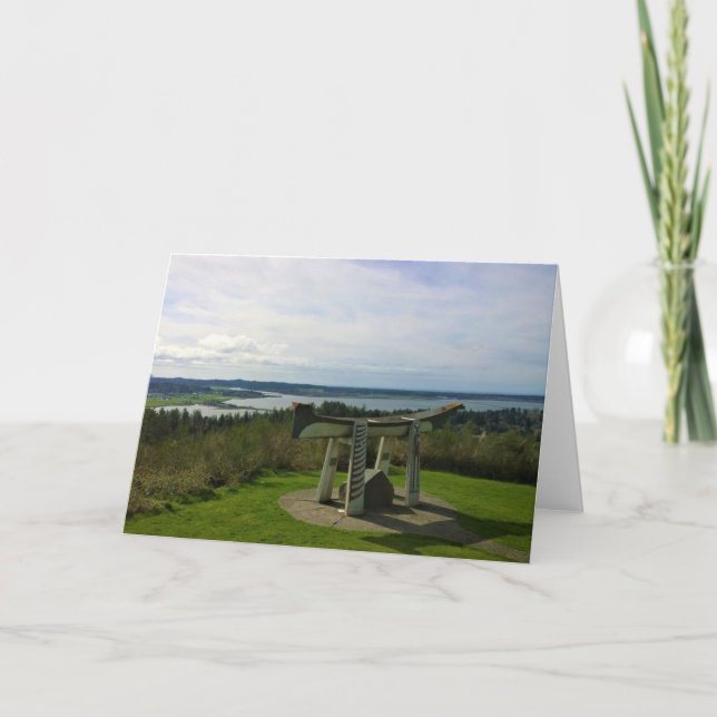 Cartão Opiniões da Coluna Astoria, Oregon (Frente)