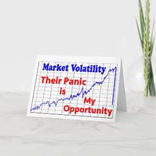 Cartão Oportunidade de Pânico Comercial no Mercado de Açõ