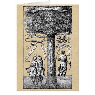 Cartão Opostos unidos pela junção na alquimia