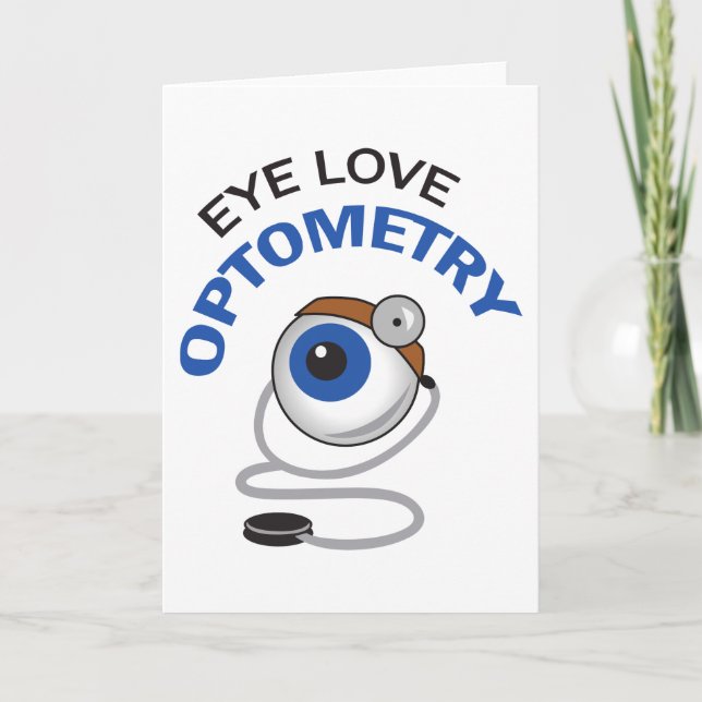 Cartão Optometria De Amor Ocular (Frente)