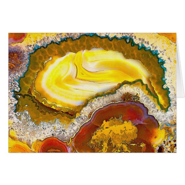 Cartão Opus 01 da ágata da fantasia (Frente horizontal)