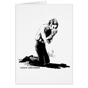 Cartão Oração da cerveja