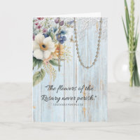Oração de Buquê Floral Religiosa Rosária