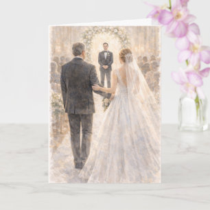 Cartão Oração Divertida do Pai da Noiva Ezequiel 25:17