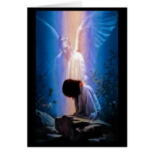Cartão Oração do anjo