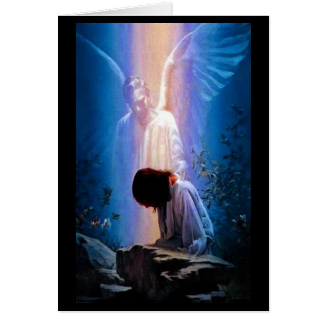 Cartão Oração do anjo (Frente)